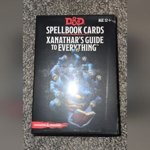 Dungeons & Dragrons Spellbook Cards Zanathar's Guide To Everything